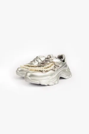 Pearl Joggers Silver