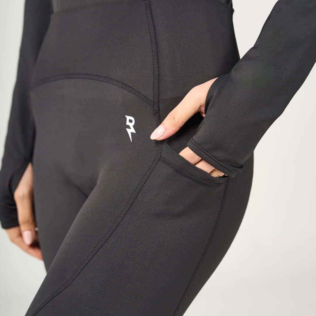 Performance High Waist Leggings - Black