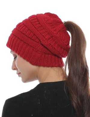 Ponytail Winter Hats