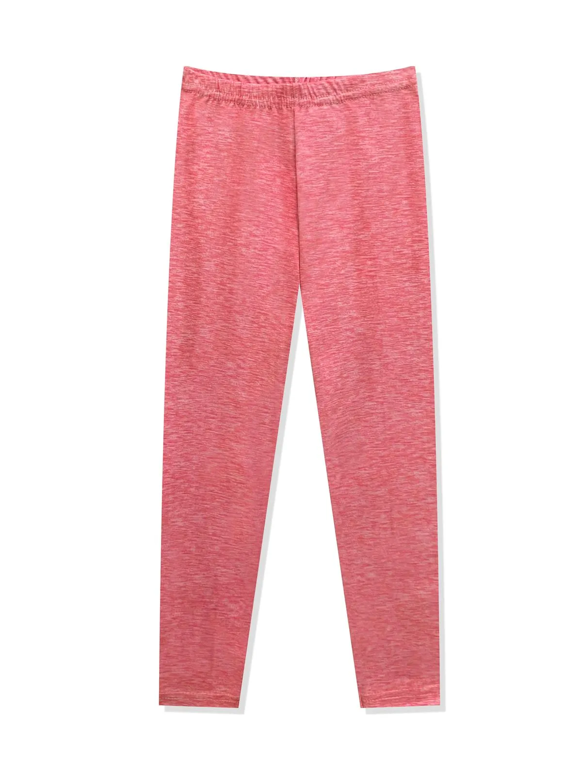 Prestigez Girls' Cute Fashion Printed Stretchy Tie Dye Leggings Yoga Pants Pack of 2, Coral/Pink