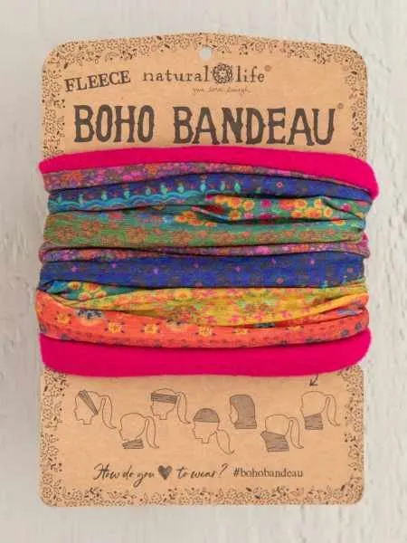 Rainbow Boarder Fleece Boho Bandeau