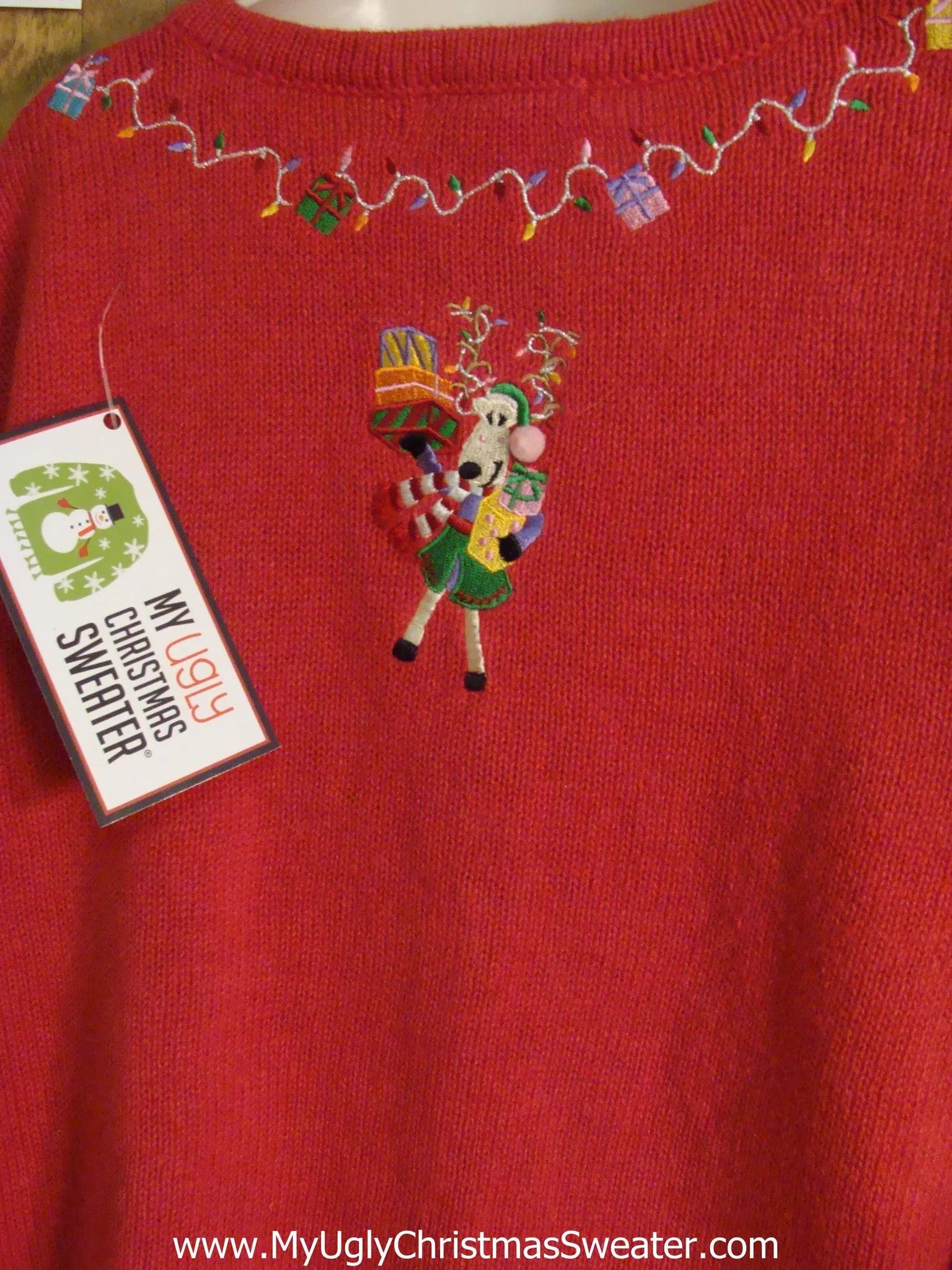 Reindeer Holiday Party Child Size Christmas Sweater