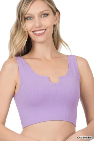 Ribbed Seamless Crop Top