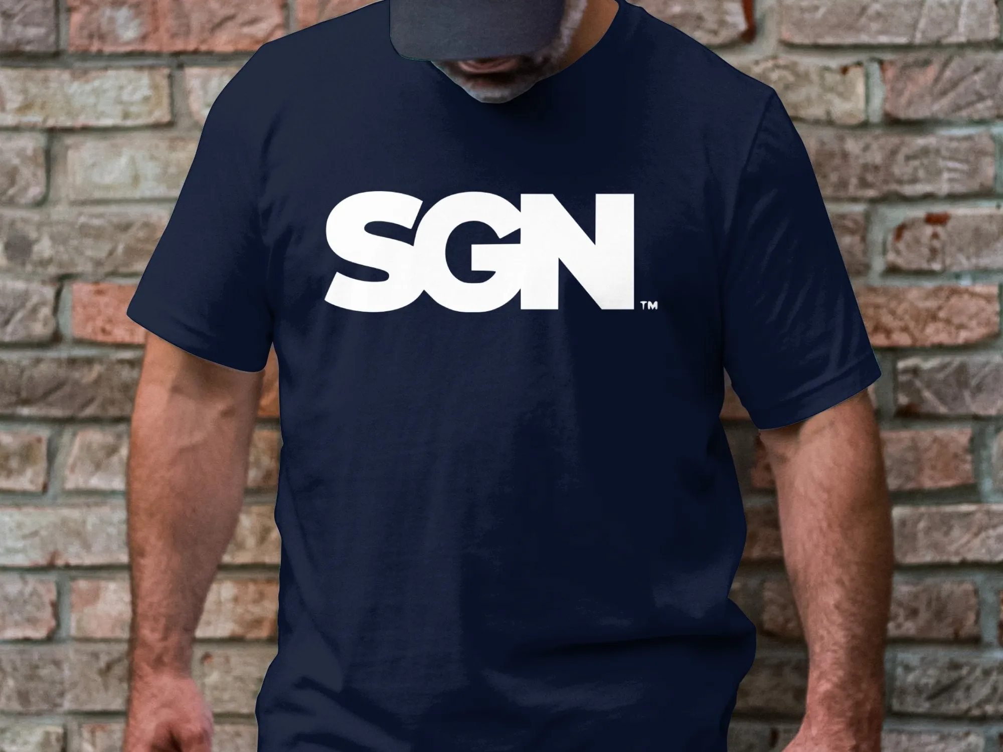 Seattle Gay News SGN Monochrome Logo T-Shirt, Unisex Cotton Tee