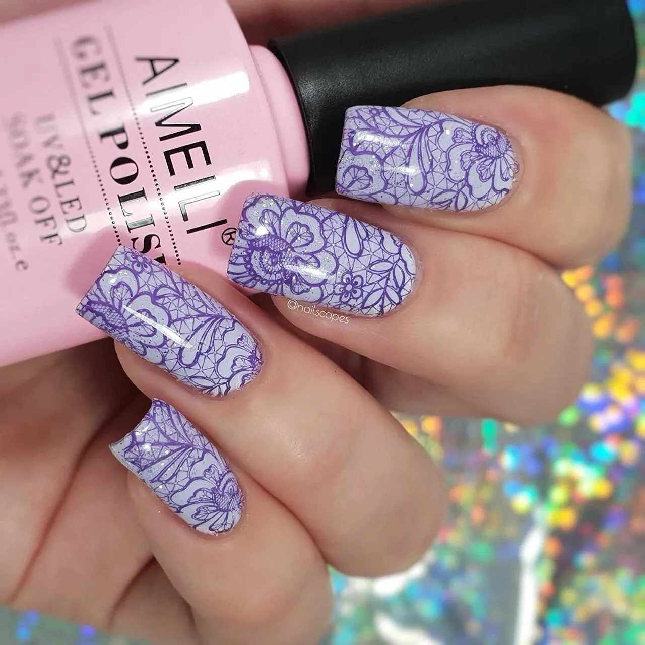 Silver Glitter Explosion (023)