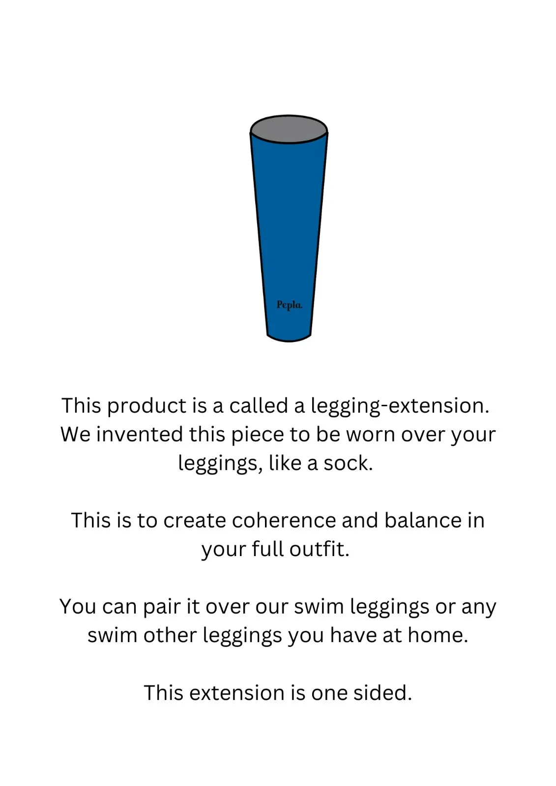 Teal Leaf Legging Extension
