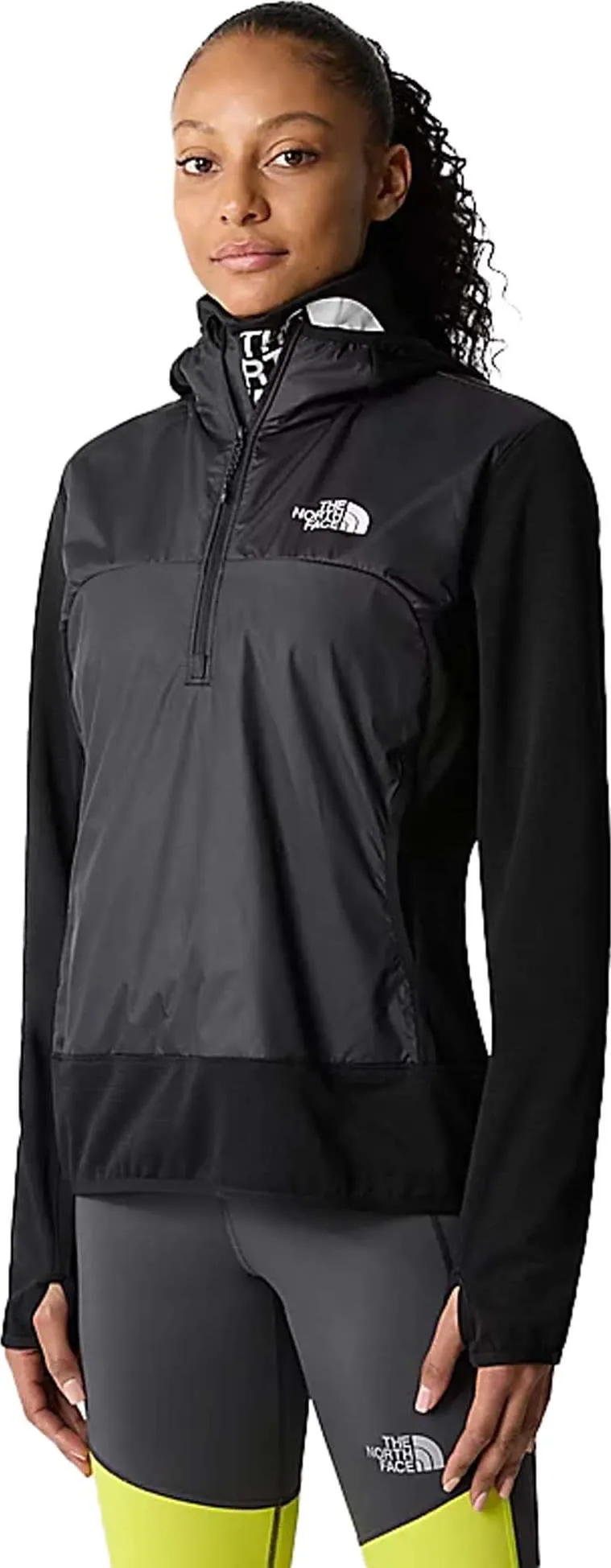 The North Face Women&#x27;s Winter Warm Pro 1/4 Zip Hooded Jacket TNF Black | Buy The North Face Women&#x27;s Winter Warm Pro 1/4 Zip Hooded Jacket TNF Black here | Outnorth