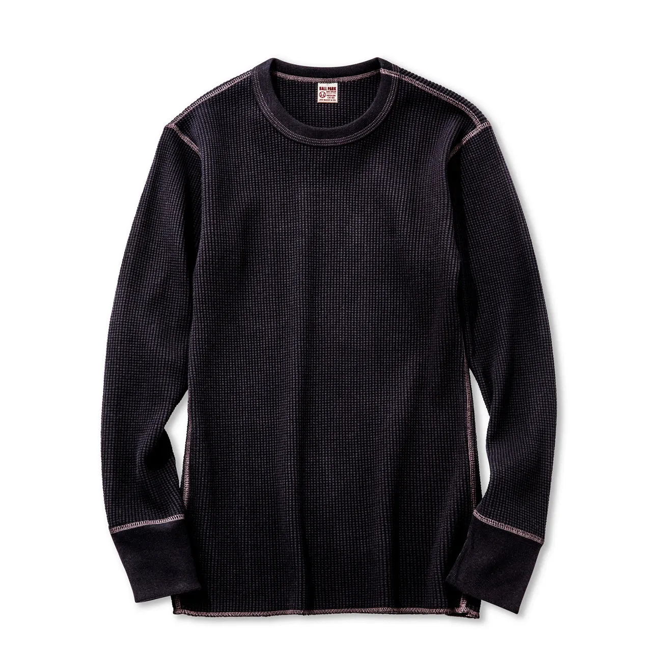 The Real McCoy's - Long Sleeve Black Joe Mccoy's Thermal Shirt