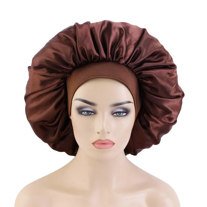 Thick And Wide Side Oversized Beauty Hair Care Hat