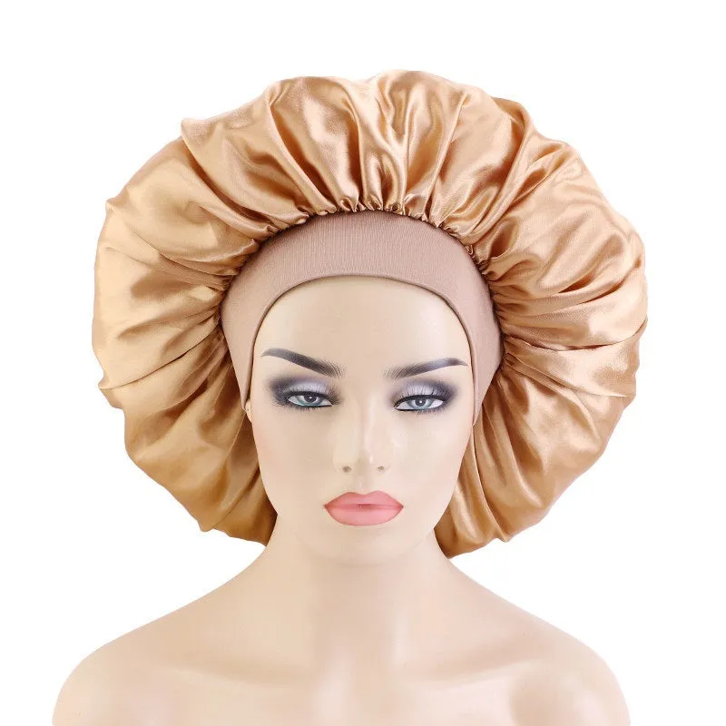 Thick And Wide Side Oversized Beauty Hair Care Hat