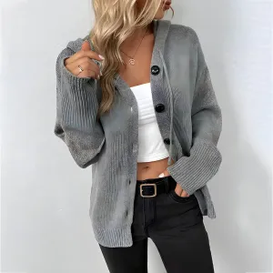 Vera Moda Knitted Sweater | Elegant gebreid vest met capuchon voor dames