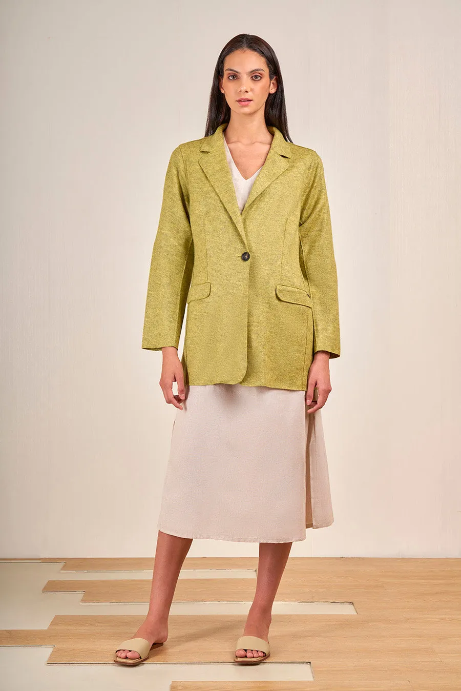Villalobos Coat Alpaca Color Anatra
