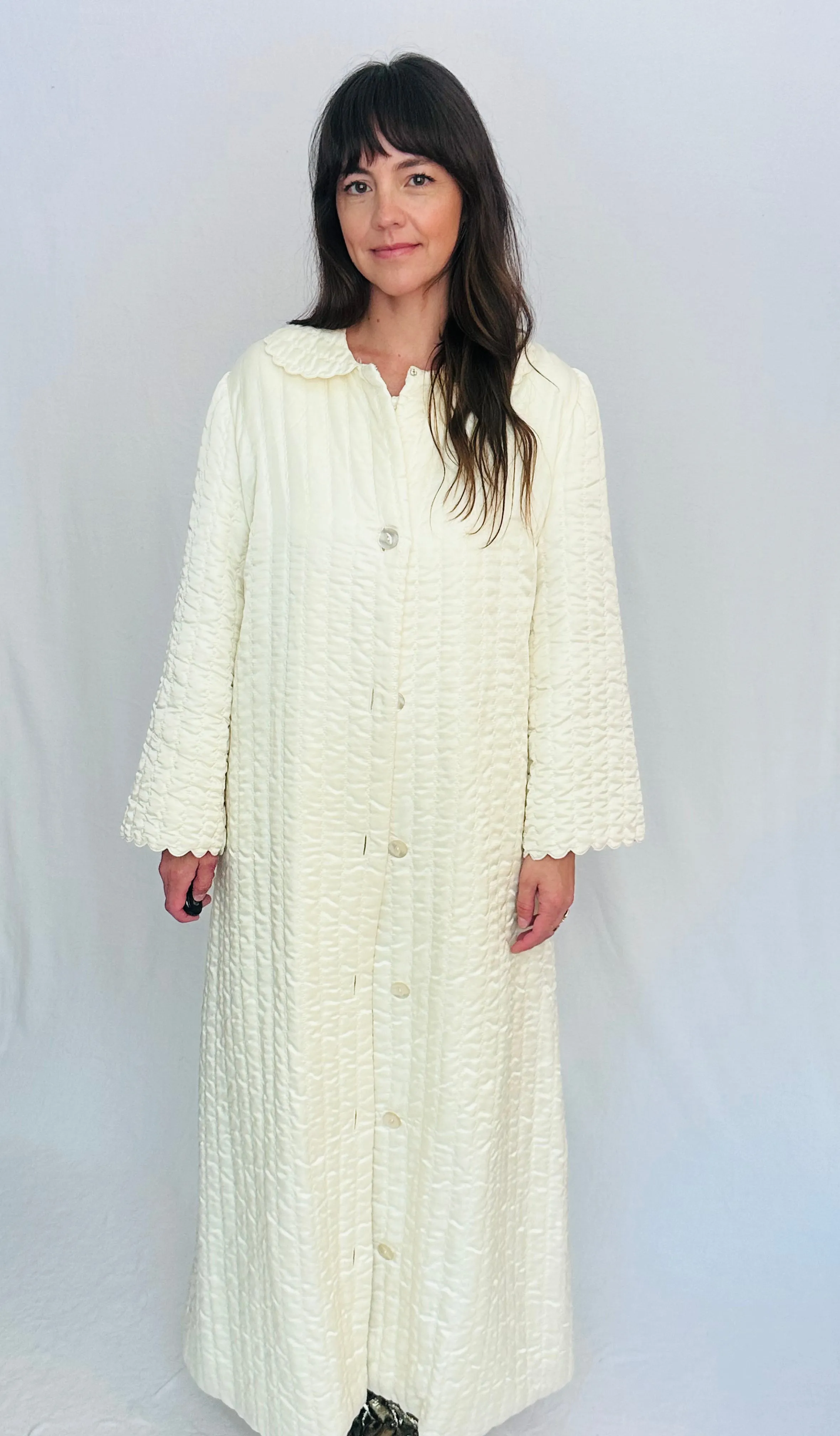 Vintage I. Magnin Silk House Coat