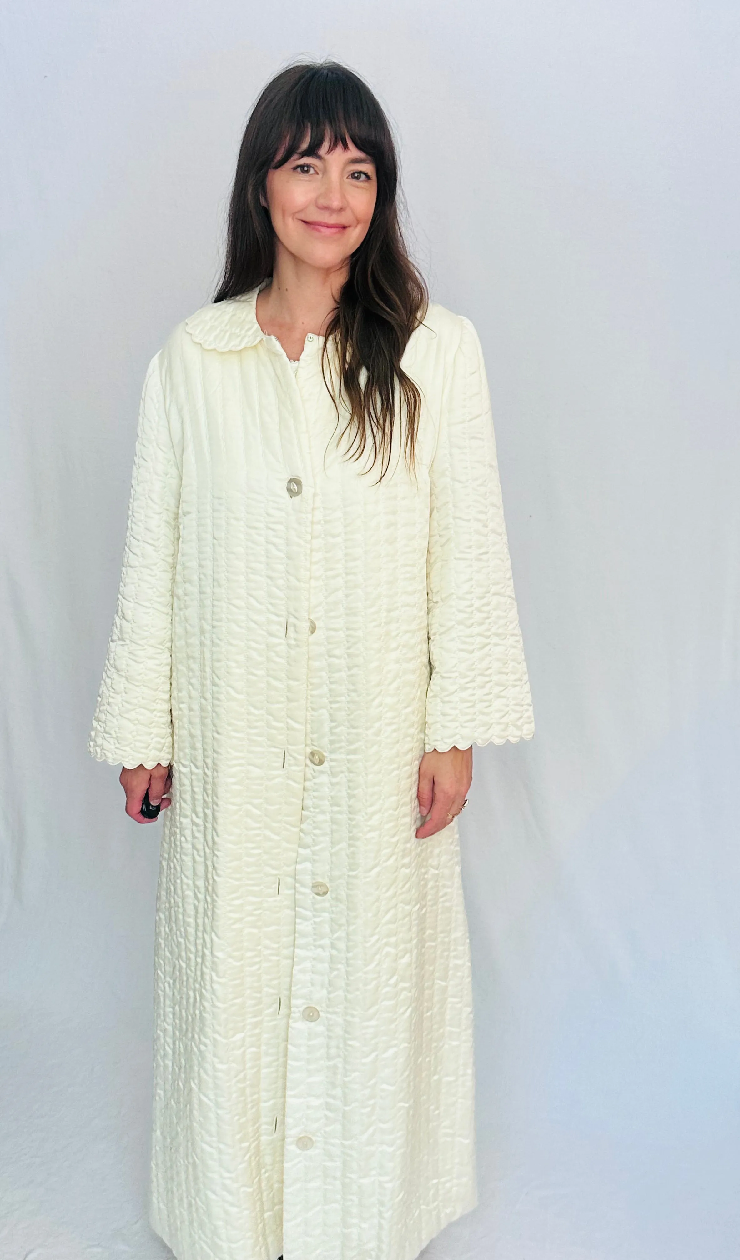 Vintage I. Magnin Silk House Coat