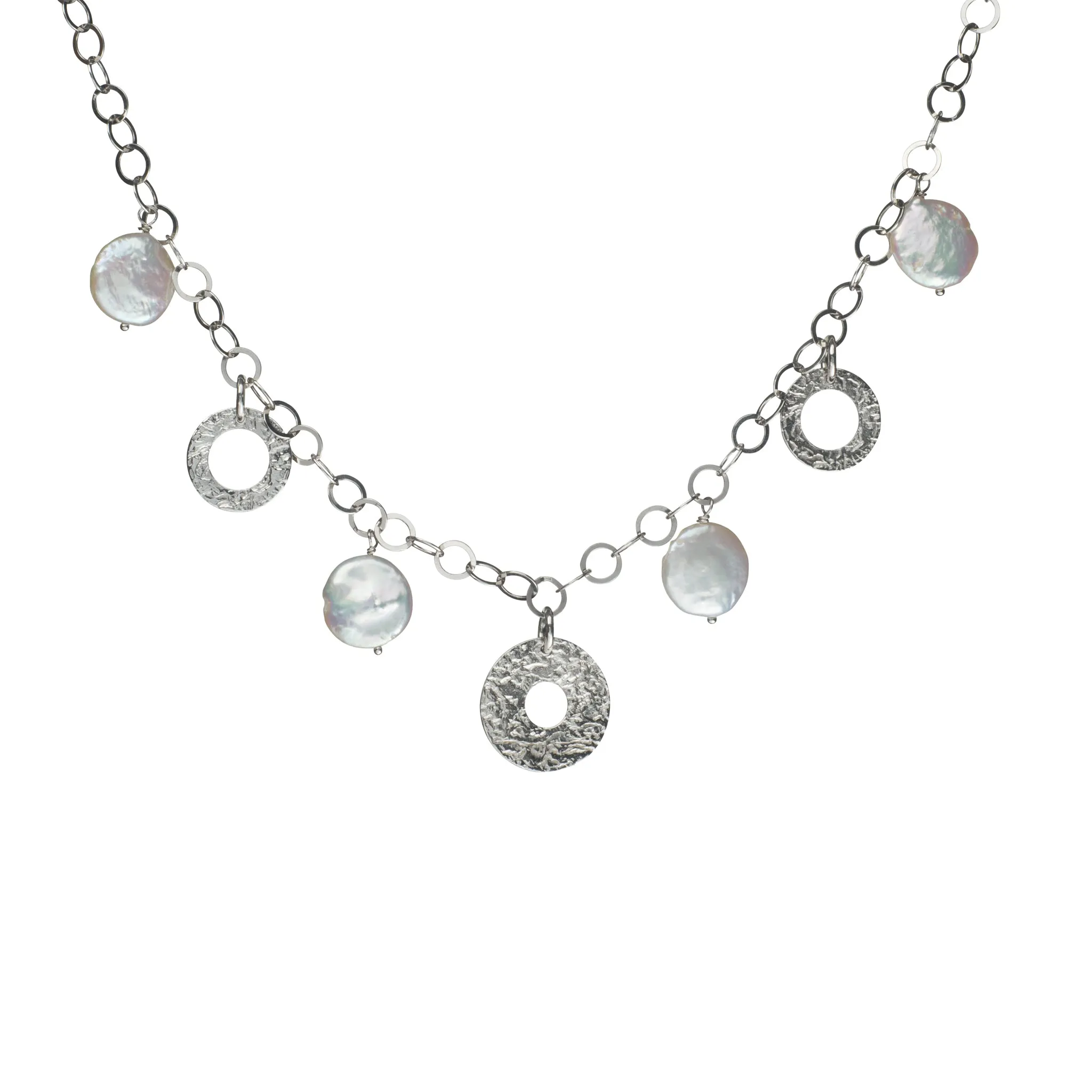 Western Coin Pearl Necklace