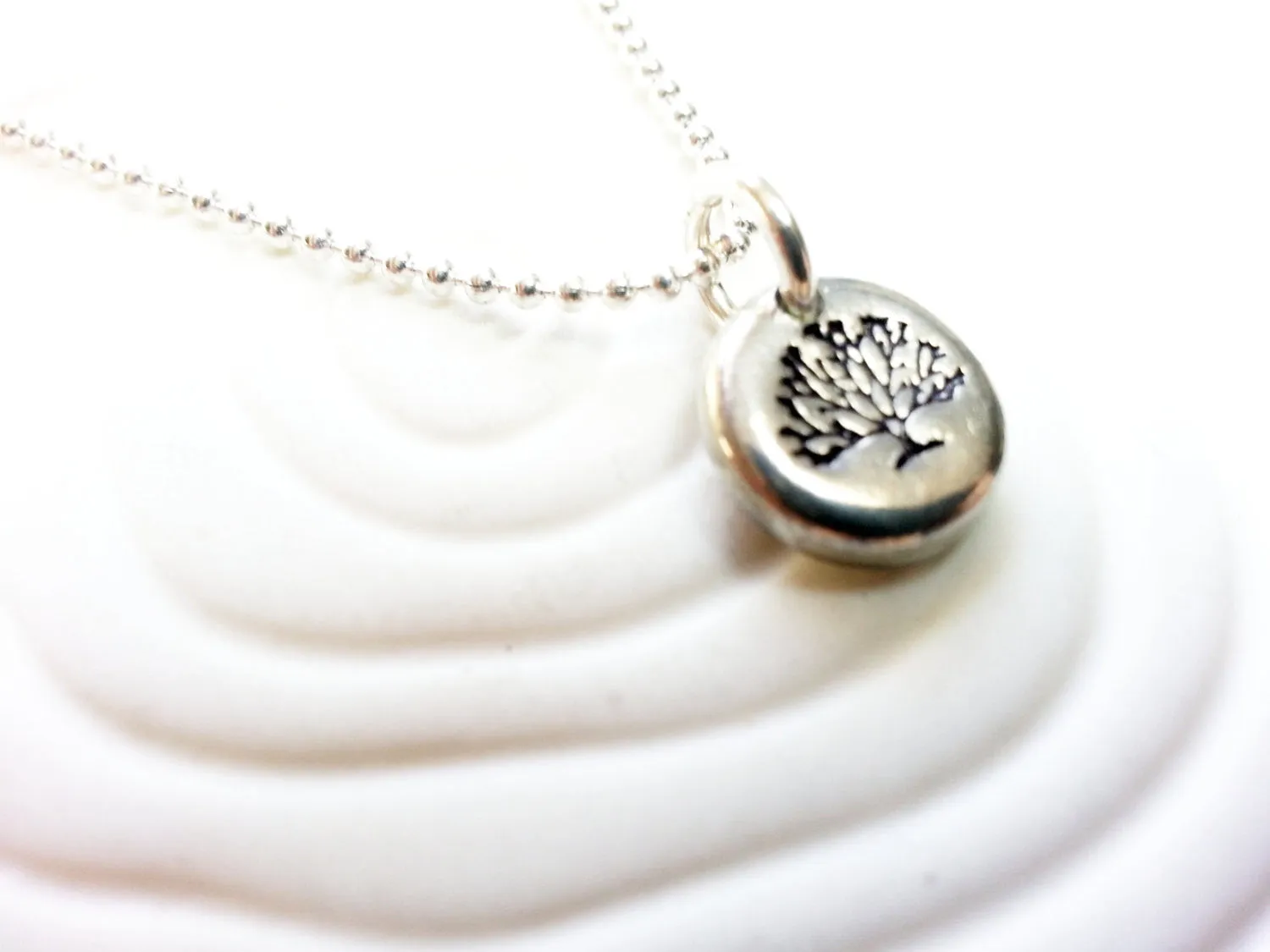 Winter Tree Necklace | Pebble Jewelry