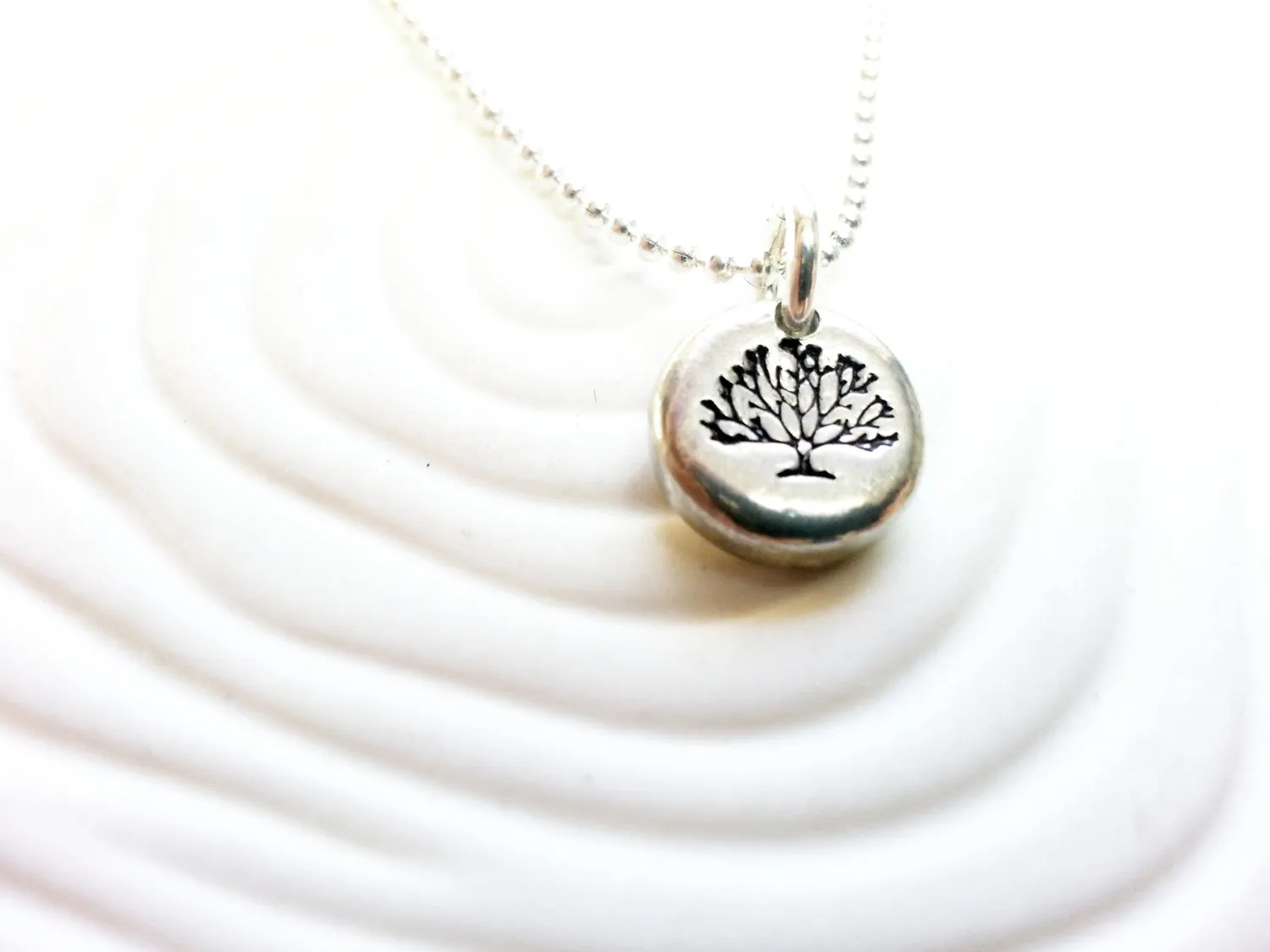 Winter Tree Necklace | Pebble Jewelry