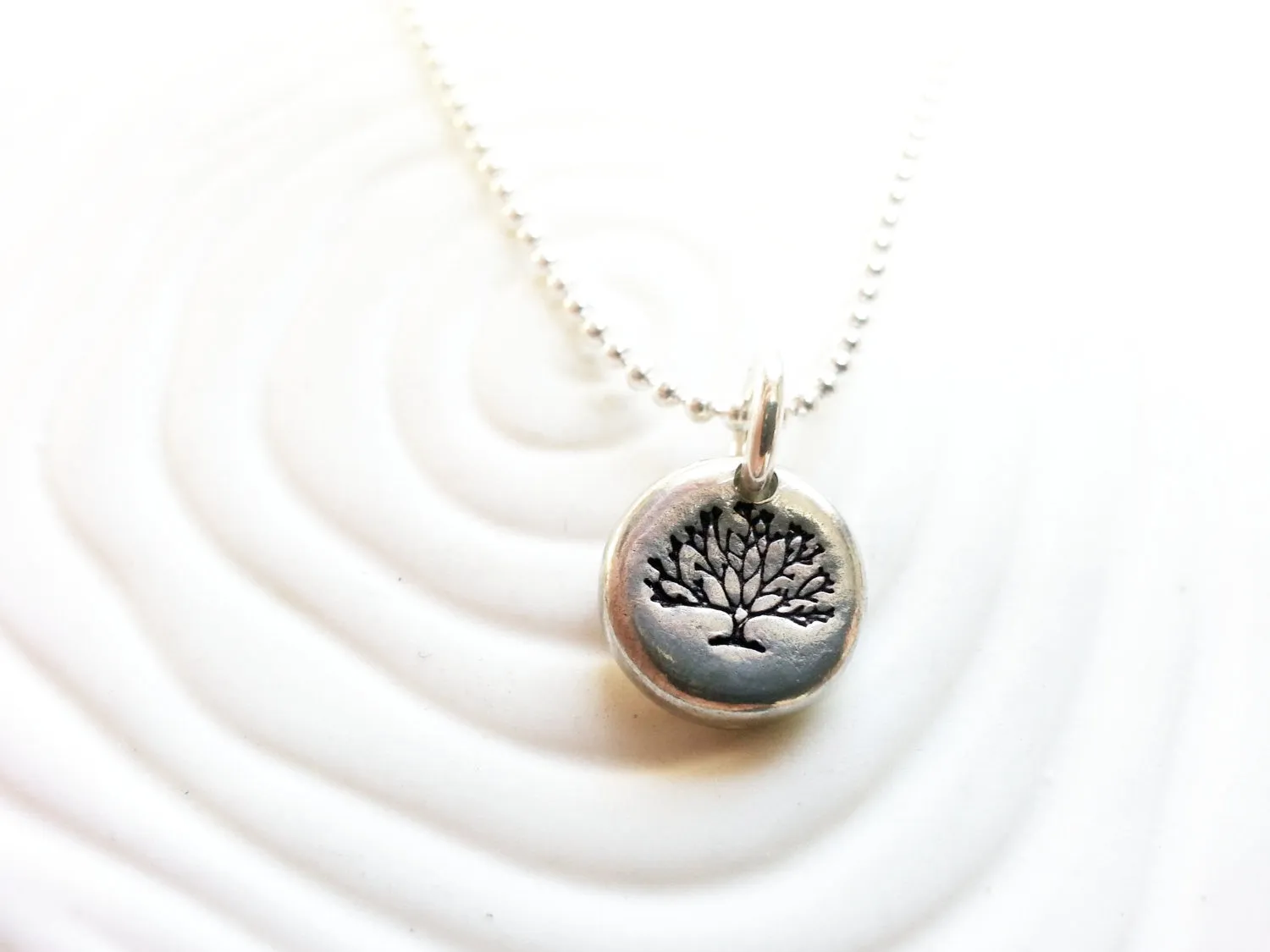Winter Tree Necklace | Pebble Jewelry