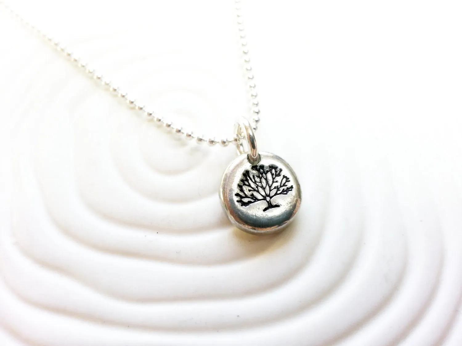 Winter Tree Necklace | Pebble Jewelry