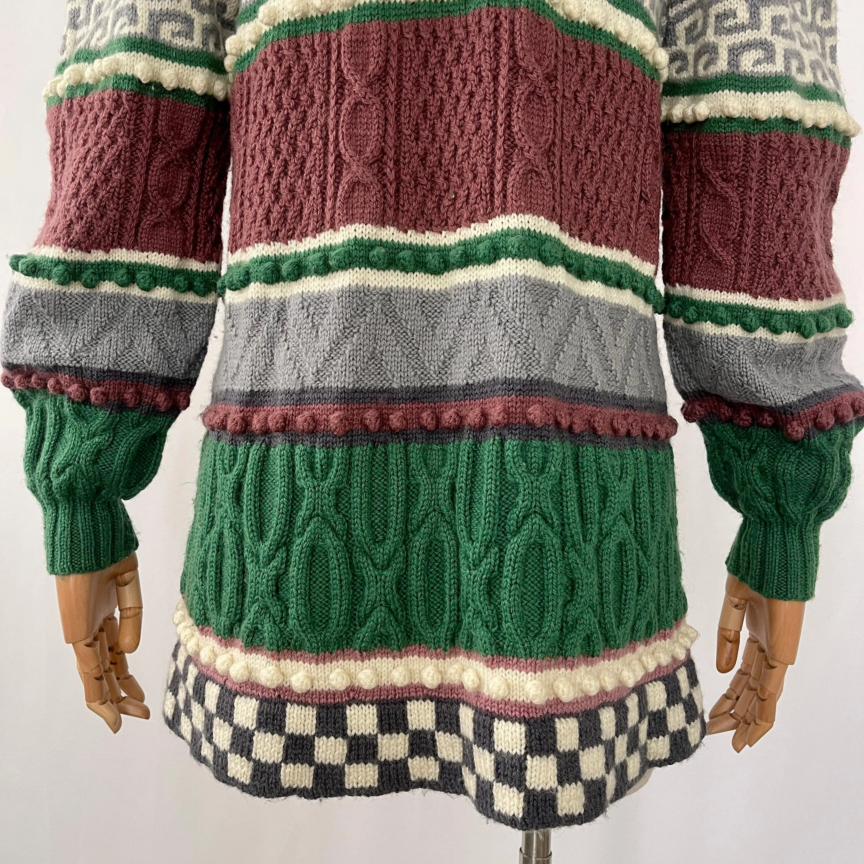 WOLKENSTRICKER Handwoven Embroided  Cardigan