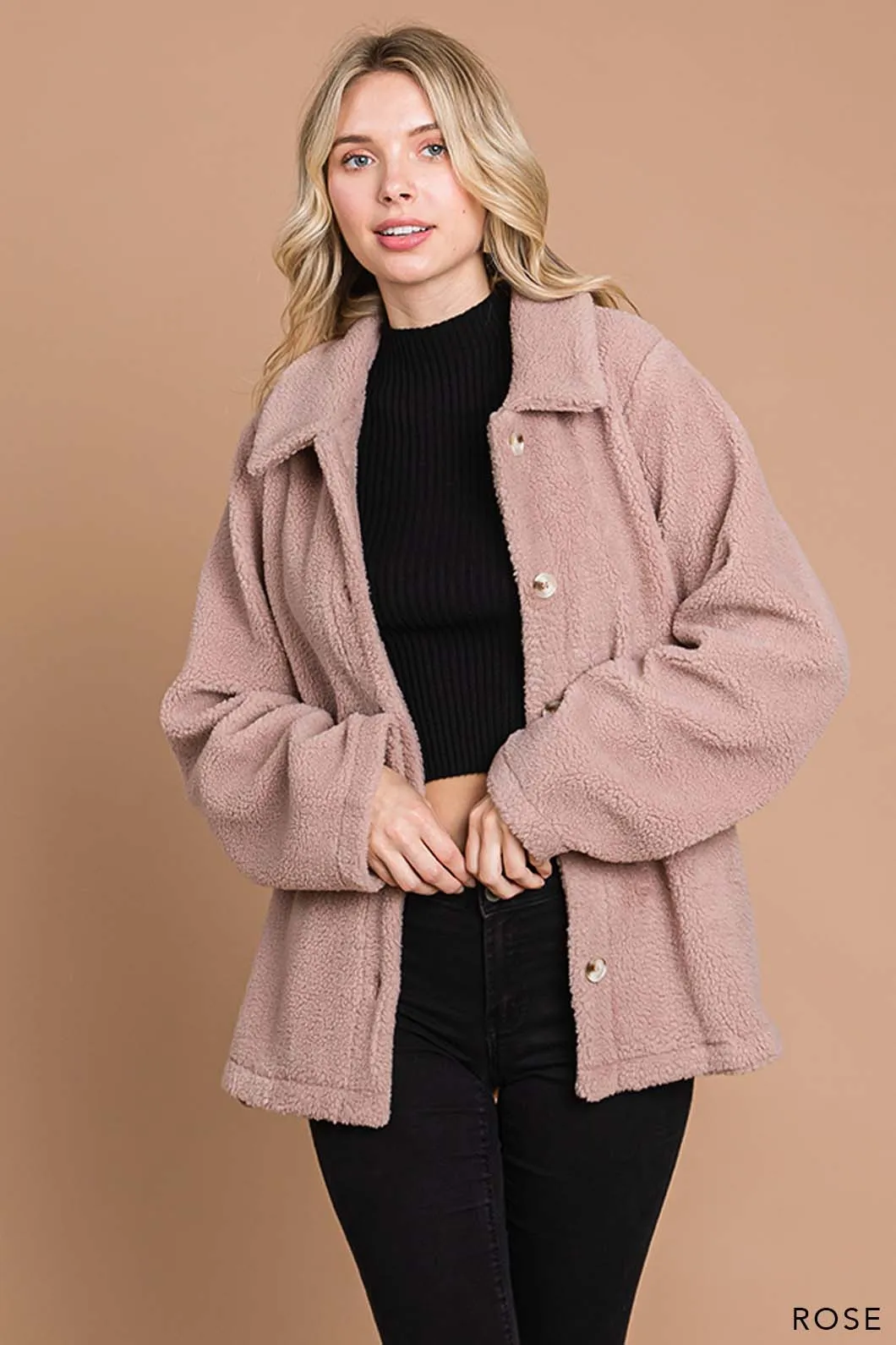 Women's Fleece Shacket