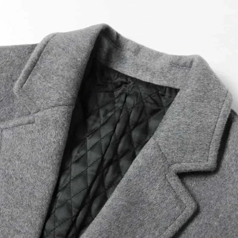Wool elegant long coat