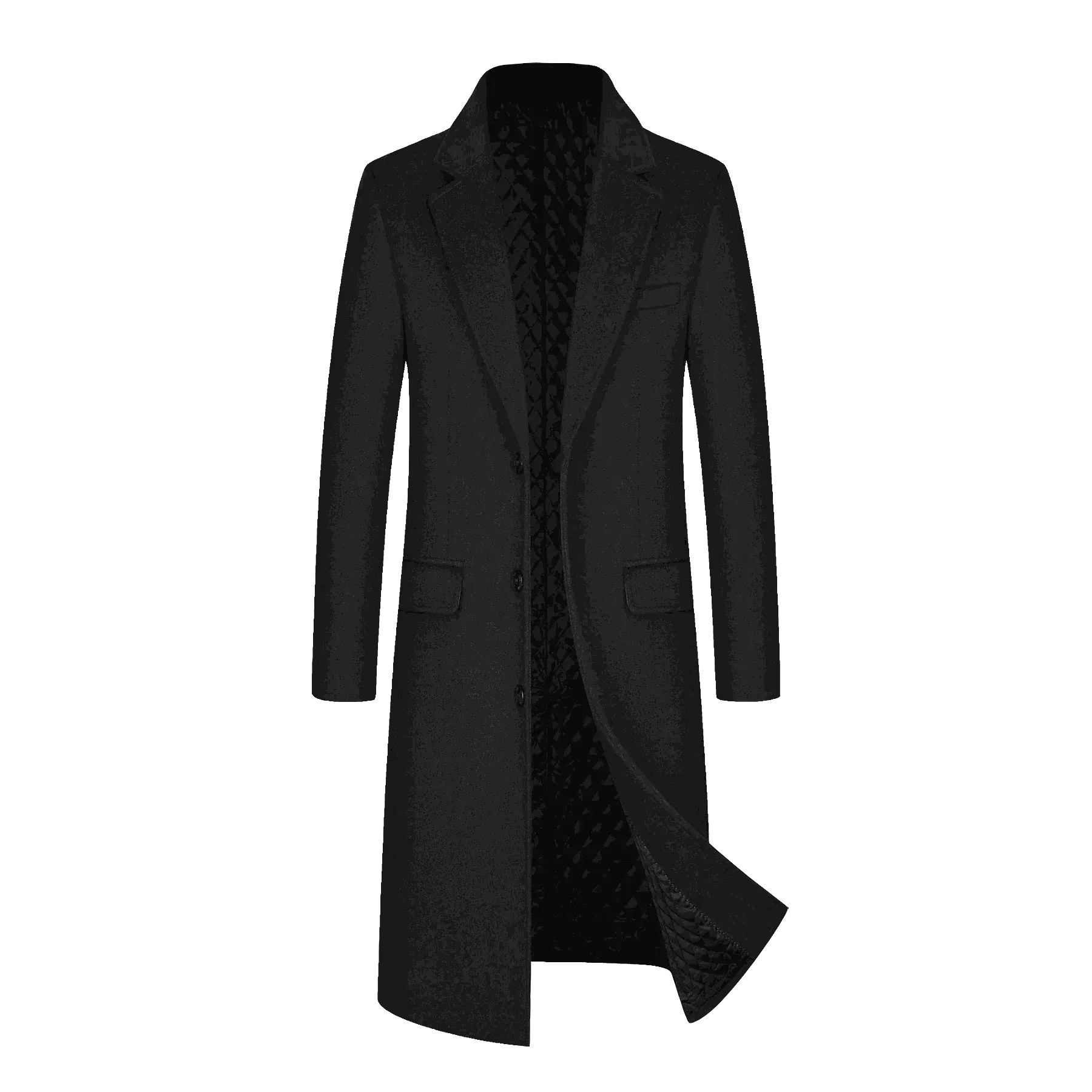 Wool elegant long coat